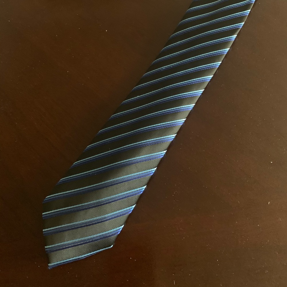 Striped tie